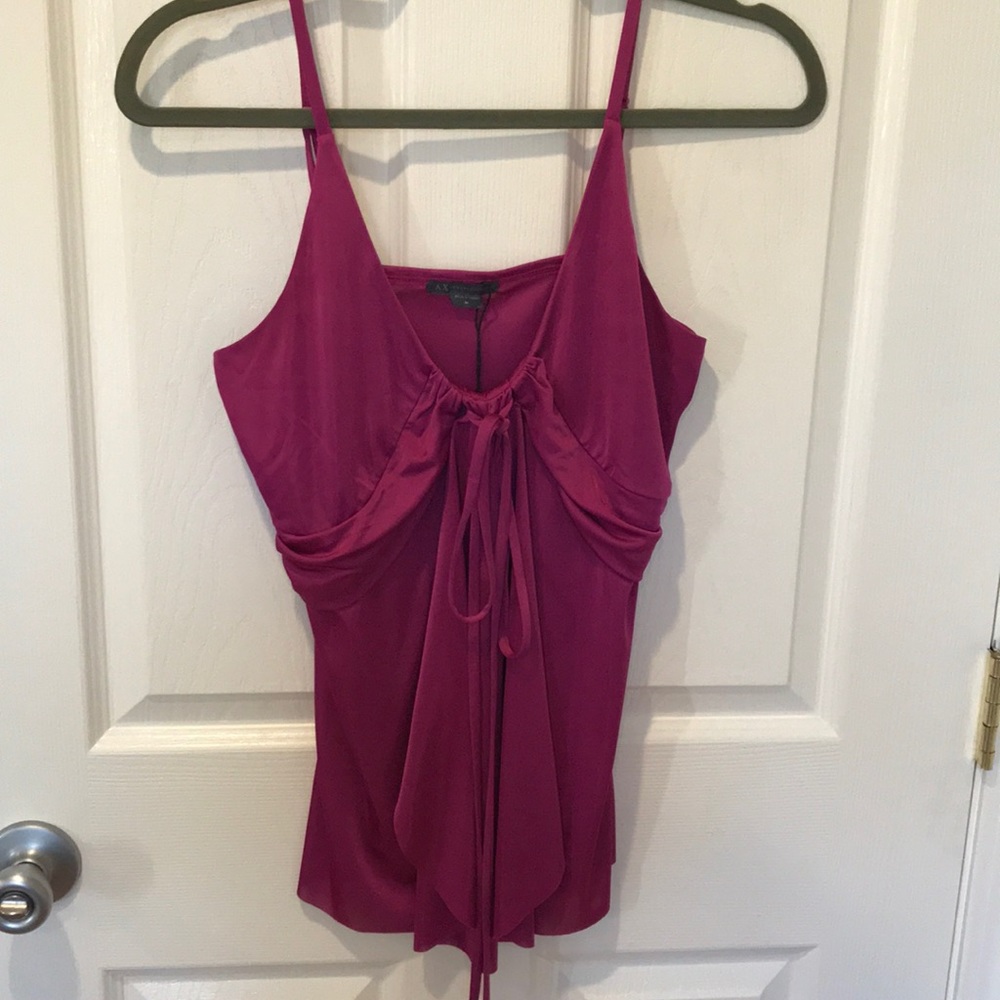 Armani Exchange Magenta Tank